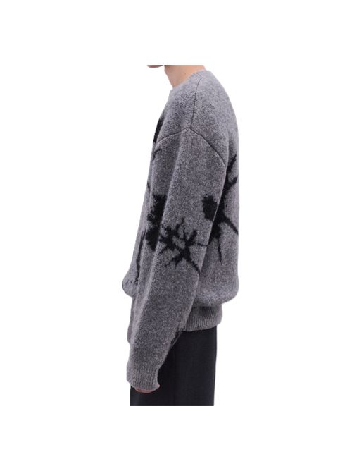 Dries Van Noten Maglione fantasia Grigio medio DRIES VAN NOTEN | 021228-2709-804MGRY